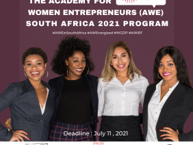 APPLICATIONS OFFICIALLY OPEN FOR SOUTH AFRICAN WOMEN TO JOIN THE 2021 ACADEMY FOR WOMEN ENTREPRENEURS